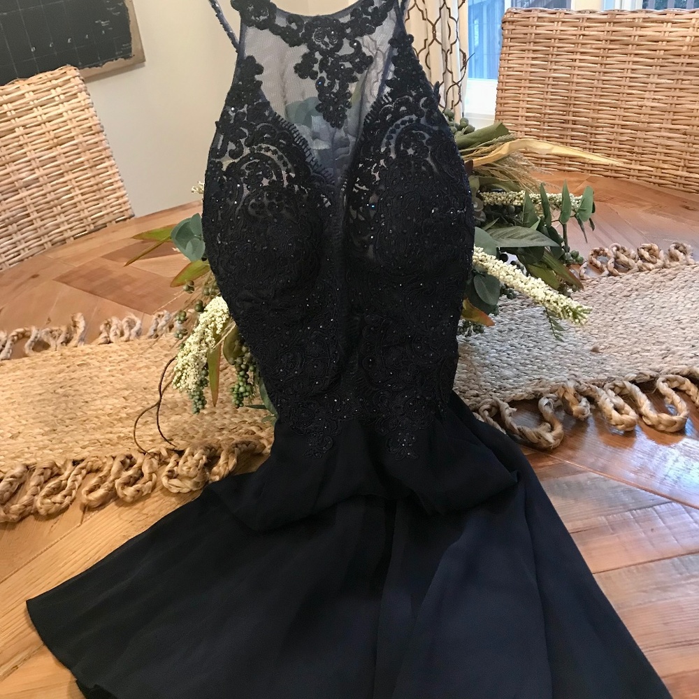 Navy Homecoming dress